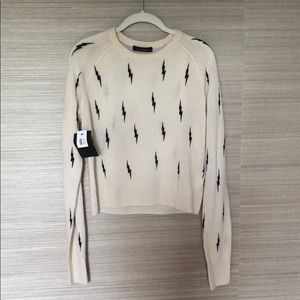 Equipment Ryder lightning print cashmere sweater